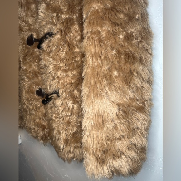 Avec Les Filles Brown Teddy Jacket with Toggle Closures XS - Picture 5 of 10